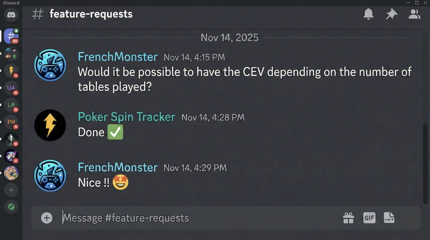Poker Spin Tracker Discord Community