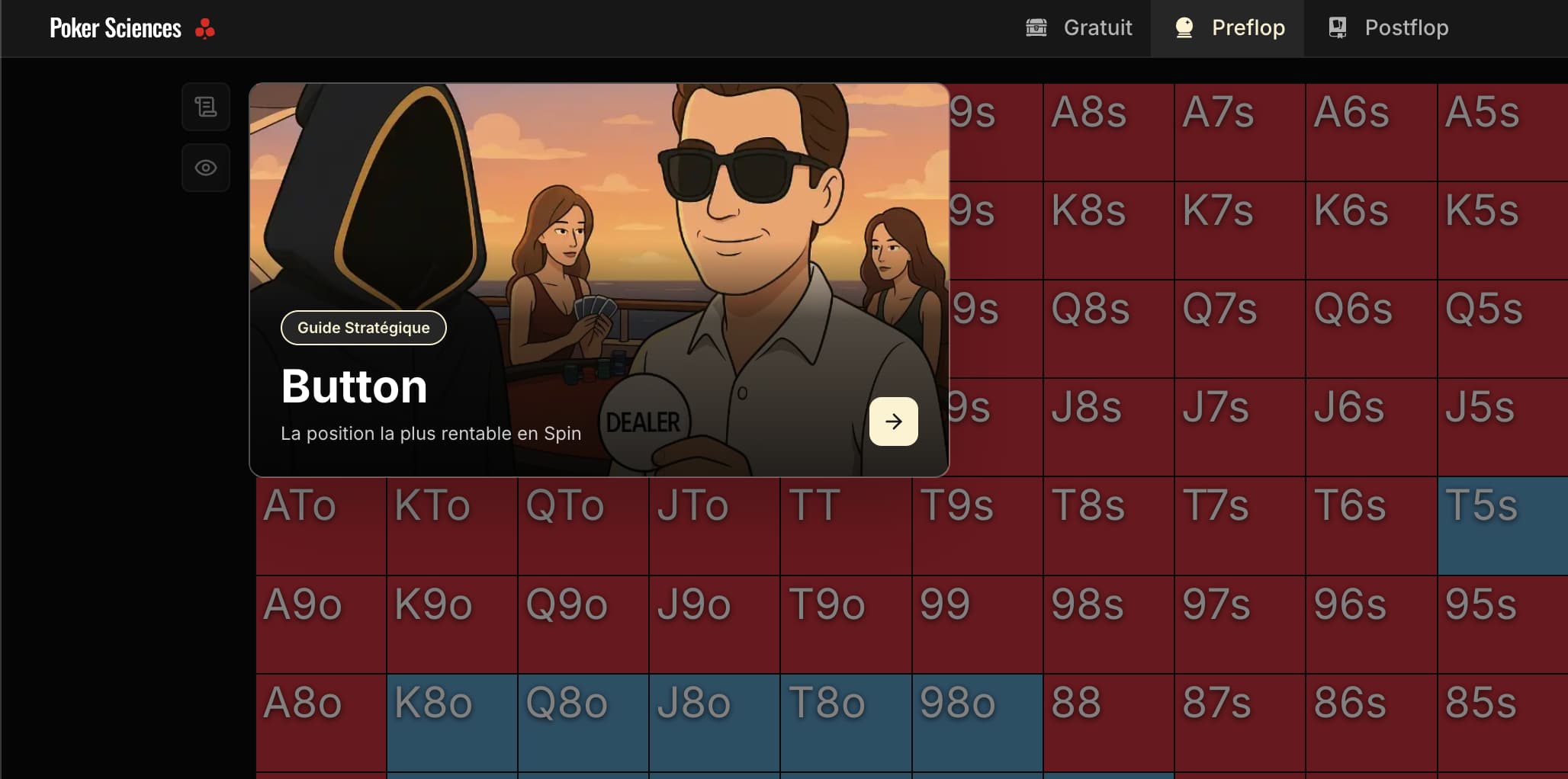 Bouton pour accéder aux guides stratégiques