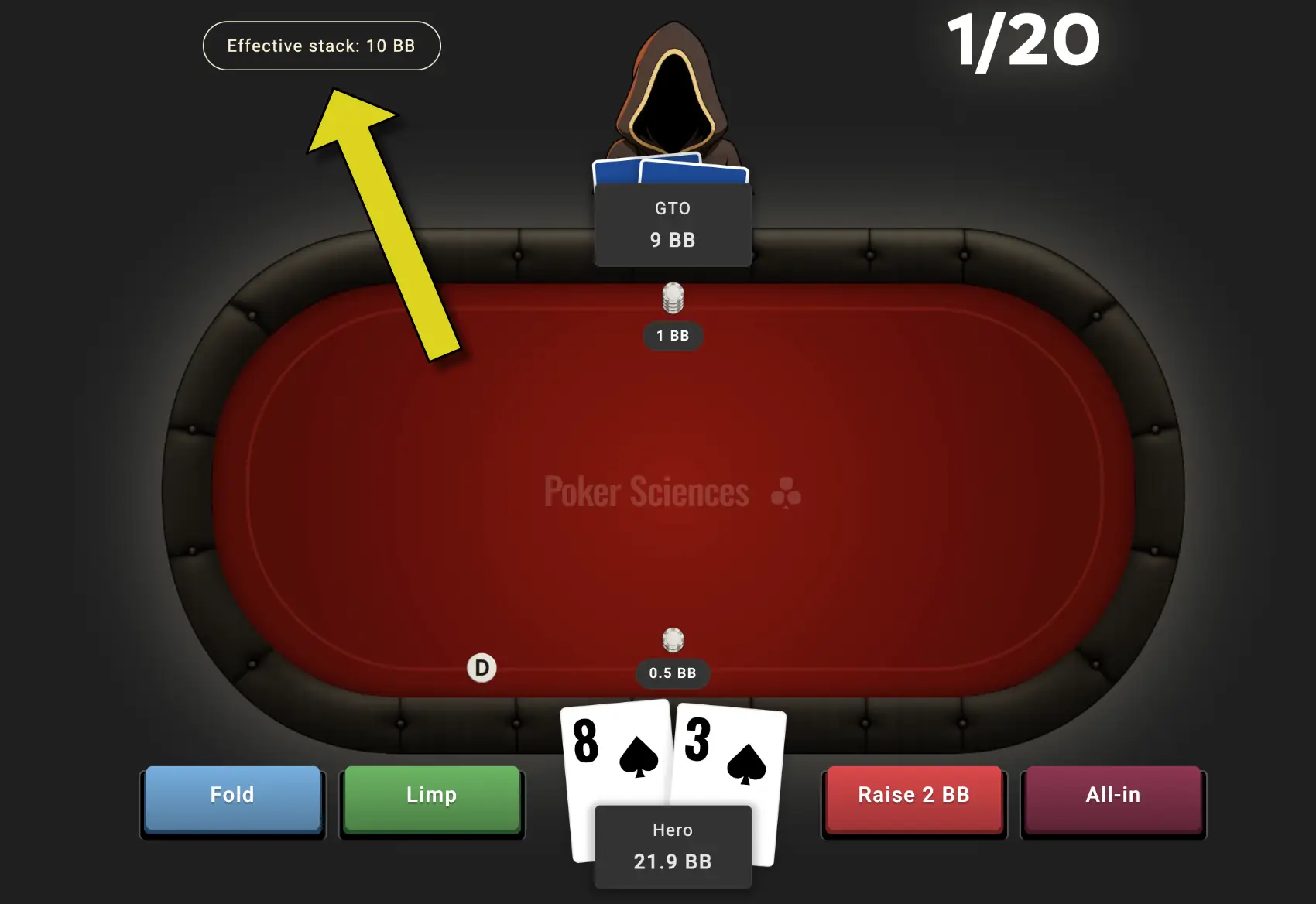 Stack effectif dans le trainer