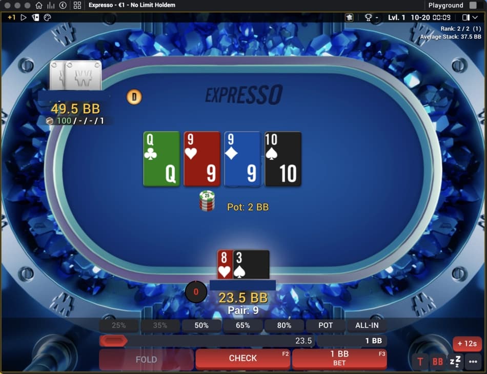 Table de poker Winamax